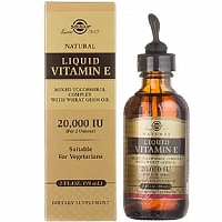 Солгар Витамин Е раствор 60 мл Solgar Vitamin E Liquid 20.000 IU