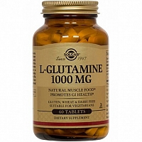 Солгар L-глутамин 1000 мг 60 таблеток Solgar l glutamine 1000 mg