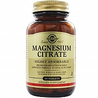 Солгар Магния цитрат 60 таблеток Solgar magnesium citrate