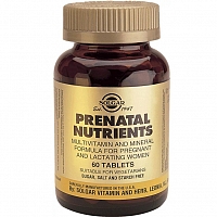 Солгар Пренатабс 60 таблеток Solgar prenatal nutrients