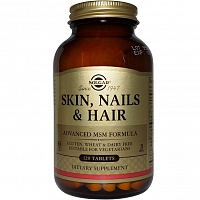 Солгар для Кожи, Волос и Ногтей 120 таблеток Solgar Skin nails hair