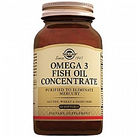 Солгар Омега-3 Концентрат рыбьего жира Омега-3 60 капсул Solgar Omega 3 Fish Oil Concentrate 60