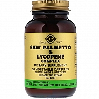 Солгар Комплекс СО Пальметто и Ликопина 653 мг Solgar Saw Palmetto Lycopene Complex